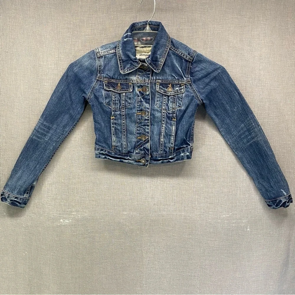 Abercrombie Kids Jean‎ Jacket Blue Size | S